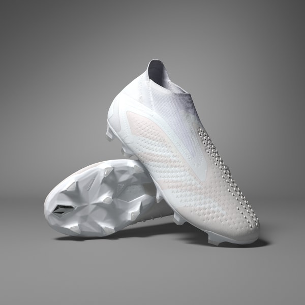 adidas Predator Accuracy Firm Ground Boots White adidas New